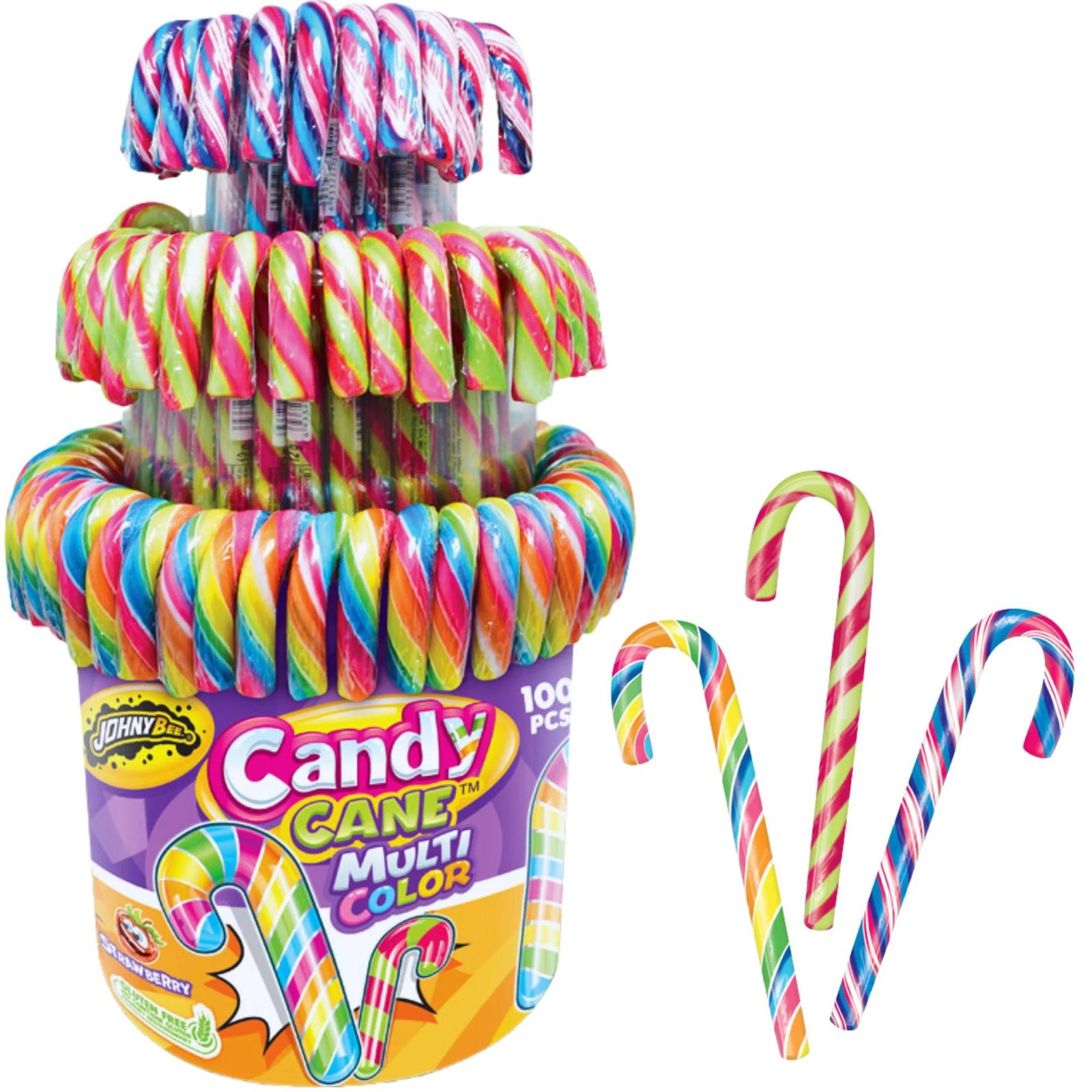 CANDY CANE MULTICOLORE X 100 PCS